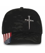 Christian Hats for Men Women Jesus 3 Nail Cross CWF405 Multicam Embroide... - $26.99