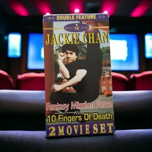 Jackie Chan Double Feature VHS Set Fantasy Mission Force &amp; 10 Fingers of... - £7.81 GBP