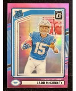 2024 PANINI DONRUSS OPTIC PINK PREVIEW RATED ROOKIE #328 LADD MCCONKEY RC - $565.86 MXN