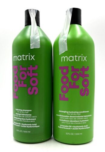 Matrix Food For Soft Hydrating Shampoo & Conditioner For All Dry Hair 33.8 oz  - £66.91 GBP