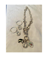 Good Luck Charm Necklace and Earrings Set - £9.94 GBP