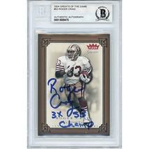 Roger Craig SF 49ers Autograph 2004 Greats of the Game Auto Card Signed Beckett - £101.65 GBP