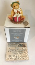 Avon Cherished Teddies Figurine Margy  I&#39;m Wrapping Up A Little Holiday Joy - €4,28 EUR