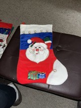 Santa Claus Christmas Stocking 14” - £7.91 GBP