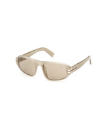 ZEGNA EZ0262 Sunglasses Sun Glasses 57J Beige Authentic New 58 Unisex - £365.94 GBP