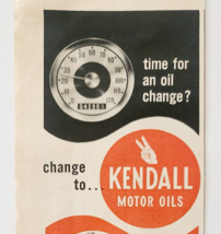 1961 Kendall Motor Oil Advertisement Vintage Automobilia Bradford Penn D... - $364.42 MXN
