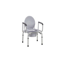 19 to 23 in. Drop-Arm Commode Deluxe Steel - $284.49