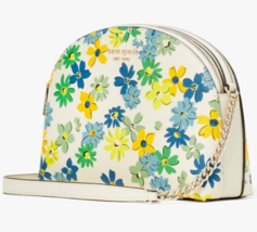 Kate Spade Spencer Floral Medley Double Zip Dome Chain Crossbody K6475 $198 FS - £78.29 GBP