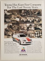 1994 Print Ad Toyota The Pace Car for the Grand Prix of Long Beach - £11.10 GBP