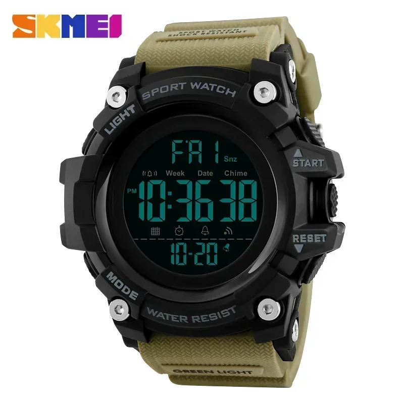 Sport Watch Stopwatch Count Down Mens Digital Watches Soft Clock For Mal... - $19.52