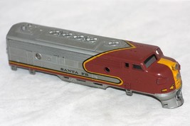 Bachmann HO Scale EMD F7 Santa Fe locomotive shell unnumbered (Burnt Red) - $12.75