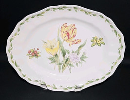 Noritake Gourmet Garden Casual Gourmet 16&quot; Oval Serving Platter Disconti... - $69.94