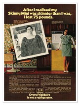 Print Ad Frigidaire Skinny Mini Refrigerator Vintage 1972 Advertisement - £7.62 GBP