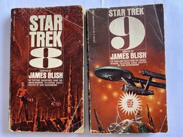 Vintage 1973 TOS STAR TREK James Blish #8 and #9 Paperbacks - £10.03 GBP