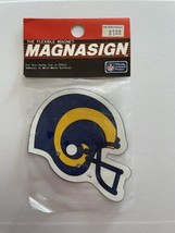 Los Angeles Rams Helmet NFL Football Magnet NOS Vintage By Magnasign - £14.93 GBP