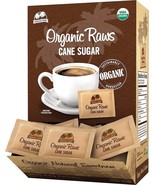 Tropically Grown Organic Raws Cane Sugar, 200/Box - $22.08