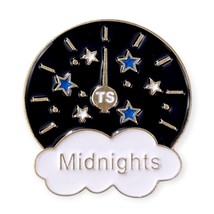 Girly Pop Music Enamel Pin: Taylor Swift TS Midnights Clock - $242.14 MXN