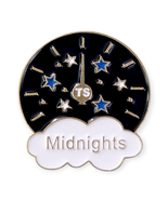 Girly Pop Music Enamel Pin: Taylor Swift TS Midnights Clock - $17.74 CAD