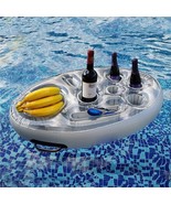 Summer Party Bucket Cup Holder Inflatable Pool Float Beer Drink Cooler T... - £14.11 GBP