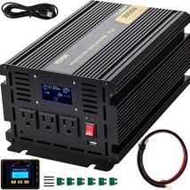 VEVOR Power Inverter, 3000W Modified Sine Wave Inverter, DC 24V to AC 120V Car  - £212.74 GBP