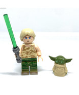 Dagobah Luke Skywalker And Yoda The Empire Strikes Back Rare Minifigures - $171.06 MXN
