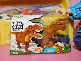 Zuru Mini Brand Lot Robo Alive T-Rex Toy fits Loving Family Dollhouse Girl Dol - £6.99 GBP