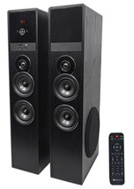 Tower Speaker Home Theater System+8&quot; Sub For Samsung MU6290 Television TV-Black - £347.96 GBP