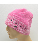 BULA Pink Wool POLARTEC Beanie Winter Hat Size Small - $19.70