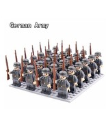 WW2 Military MOC War Soldier Figures Bricks German Army Blocks Kids Toys... - £12.42 GBP
