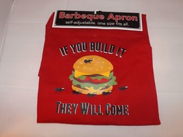 Ritz Barbeque Apron -- NEW -- If You Build It They Will Come - $11.43