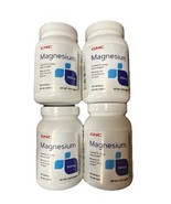 GNC Magnesium 500mg for Strong Bones &amp; Teeth, 120 Capsules, 4 Pack - Exp... - $54.14 CAD
