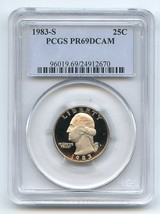 1983 S 25C Washington Quarter Proof PCGS PR69DCAM  20180168 - £14.70 GBP