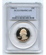 1983 S 25C Washington Quarter Proof PCGS PR69DCAM  20180168 - $18.69