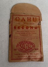 Vintage OAHU Publishing Steel Guitar String Second in Package - £7.88 GBP