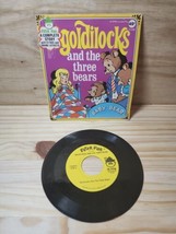 VINTAGE PETER PAN RECORD &quot;GOLDILOCKS AND THE THREE BEARS&quot; F1248 45 RPM  - £5.90 GBP