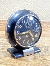 Westclox Style 5 Baby Ben Black Case Alarm Clock 1939-49 Bad Time Spring (K9932) - £31.85 GBP