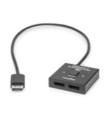 Rocstor Y10A336-B1 PREMIUM 2X1 8K/4K DISPLAYPORT 1.4 BI-DIRECTIONAL KVM ... - $73.21 CAD