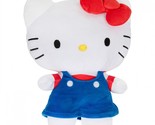 Hello Kitty Plush Toy Overall Outfit 6 inch Sanrio New with tag - $14.69