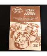 Mirro Matic Vintage 1961 Speed Pressure Cooker Instruction Recipe Manual... - £17.06 GBP