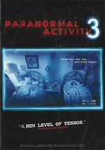 DVD - Paranormal Activity 3 (2011) *Lauren Bittner / Chloe Csengery / Horror* - £3.91 GBP