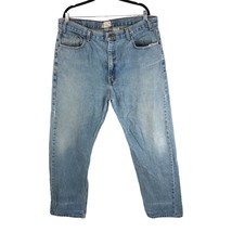 Levi Strauss Signature Mens Jeans Regular Fit Medium Wash 100% Cotton 42x32 - $14.49
