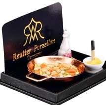 Vegetables Sauteed in Pan Skillet Stir-fry 1.467/5 Reutter DOLLHOUSE Minature - £17.98 GBP