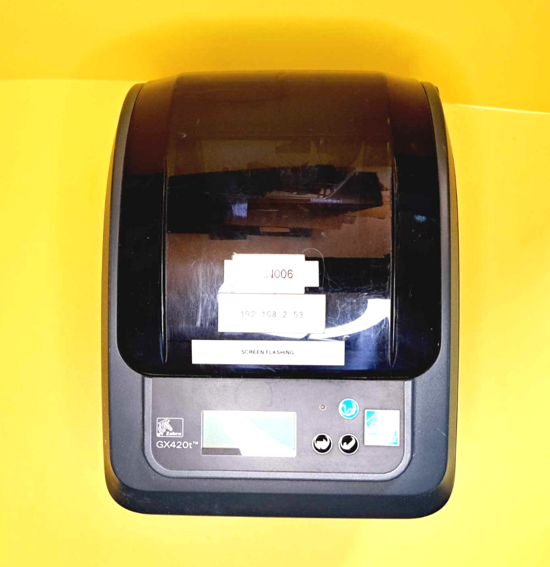 ZEBRA GX420t USB & SERIAL THERMAL TRANSFER PRINTER LABEL DIRECT TRANSFER DESKTOP Item image 2