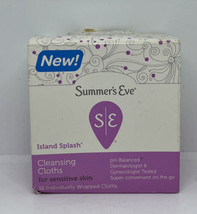 1 Pack Summer&#39;s Eve Island Splash Cleansing Cloths, Island Splash, 15 Ct - £6.20 GBP