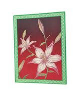 Vintage 1996 Easter Seals Greeting Card Floral Pink Stargazer Lily - €4,26 EUR