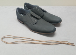 Perry Ellis Portfolio Ultra Foam Grey Dress Shoes Size 10 New (C19) - $29.70