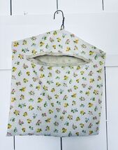 Vintage Floral Clothespin Bag Heavy Durable  Cloth - Laundry - $14.28