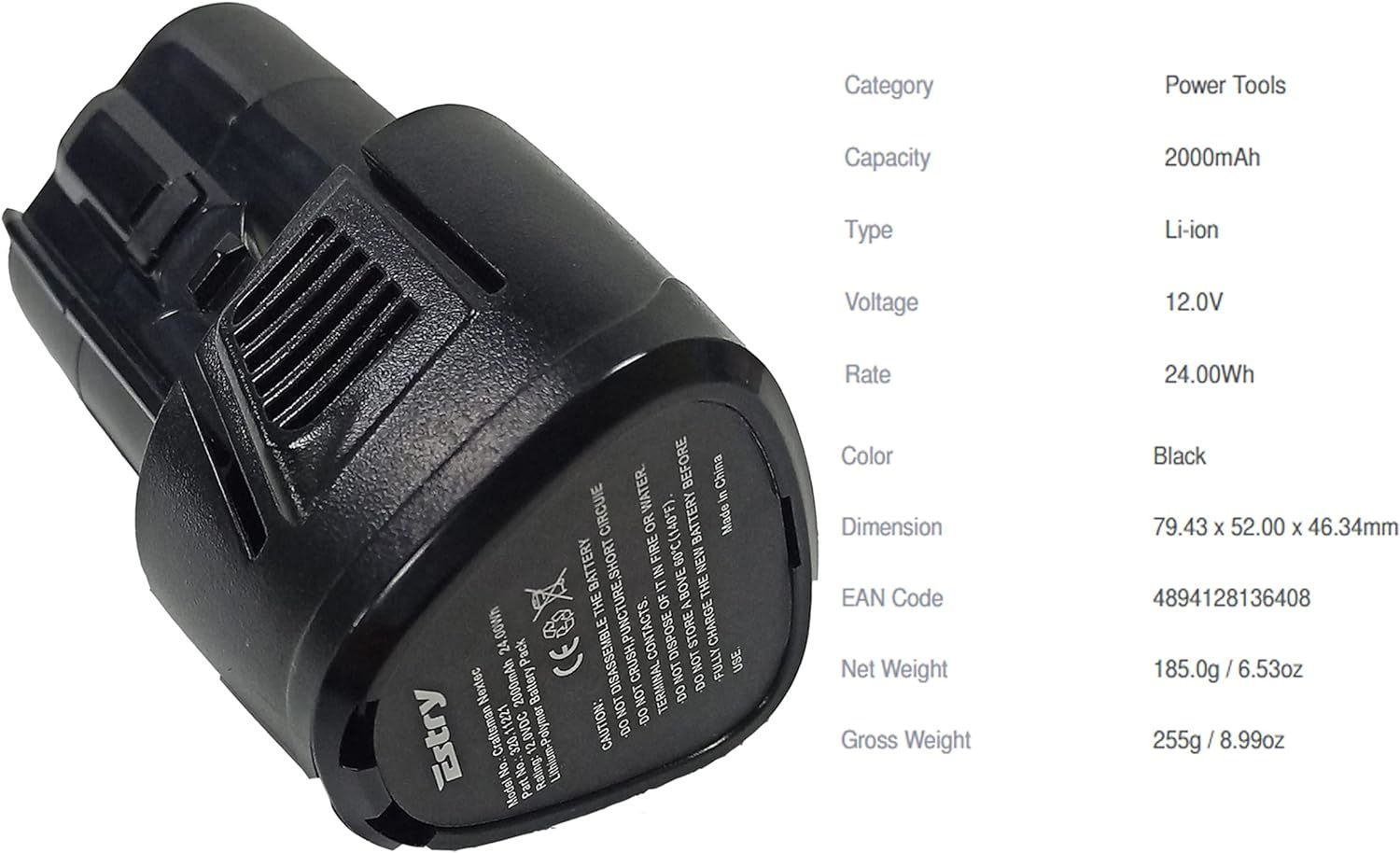 12V Replacement Battery For Craftsman Nextec and similar items