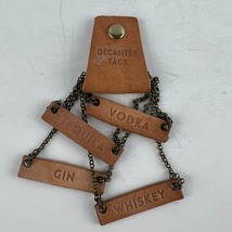 Decanter Tags (Tequila, Vodka, Gin, Whiskey) New Unused - £9.51 GBP