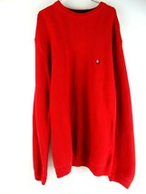 Chaps Mens Sweater Red Crewneck Size L - $29.69